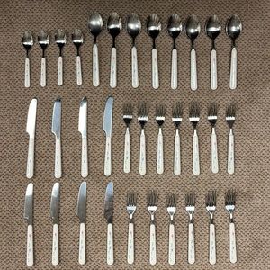 Floral Silverware Set